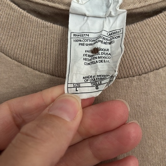 Tan T-Shirt with The Grove Park Inn Resort & Spa Stitched Design - Picture 3 of 4